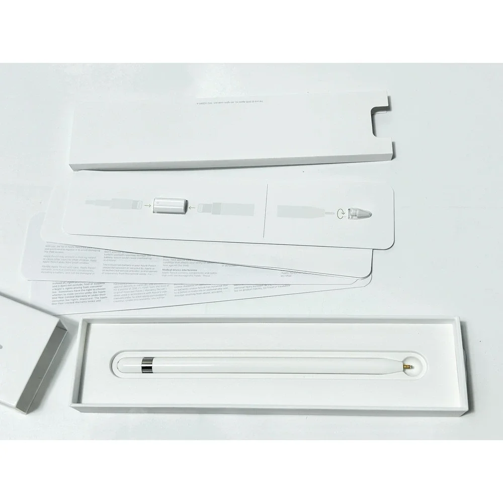 2019 Apple Ipad Pencil with lightning connector new open box white stylus